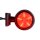 LED Begrenzungsleuchte mit 2 Modulen 12-24v | dunkel | mehrfarbig | kurzer Arm