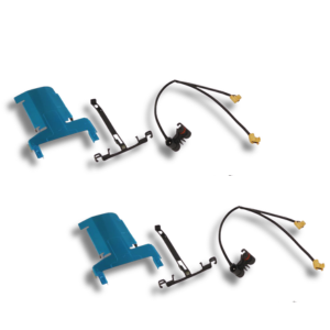 Verschleißsensor-Satz pro Achse, VA/HA, inkl. Abdeckblech p.f. DAF,Scania