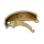 Bremsbacke mit Belag u. Hebel links p.f. Hyster