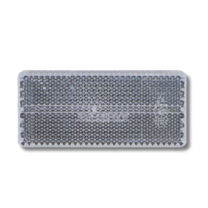 Rückstrahler 70x31,5mm weiß geklebt