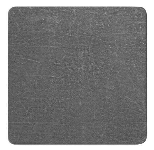 Grundplatte für Gefahrzettel, Stahlblech vz./ 250x250mm
