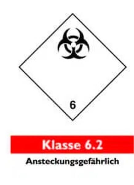 Ansteckungsgefährlich 6.2