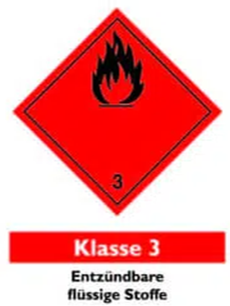 Entzündbare flüssige Stoffe 3