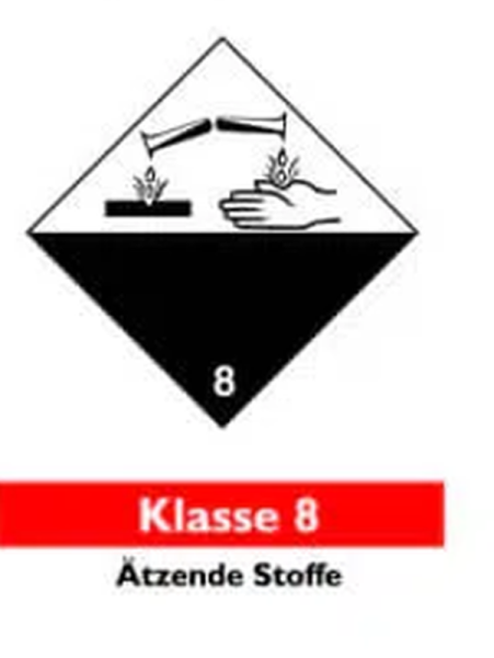 Ätzende Stoffe 8